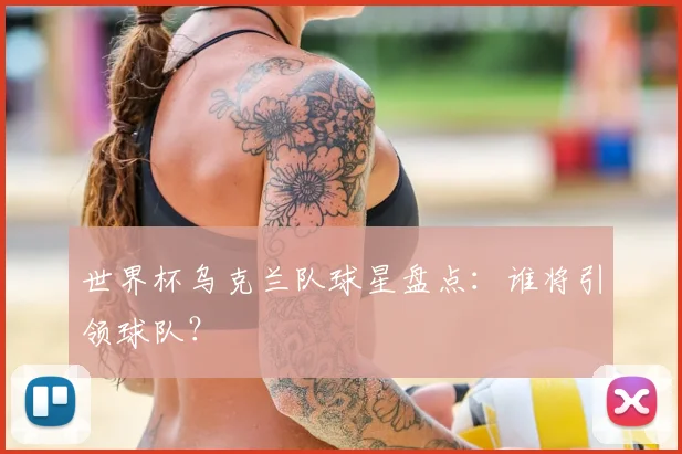 世界杯乌克兰队球星盘点：谁将引领球队？